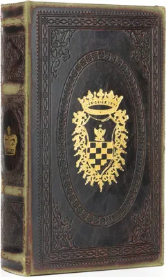 Produktbild von Buchhülle Vintage - Geheimversteck im Antik-Stil mit Wappen - Deko Buchbox für Schmuck & Dokumente - Versteckte Aufbewahrungsbox 21,2x13x5cm - Nostalgie Look für Zuhause & Büro