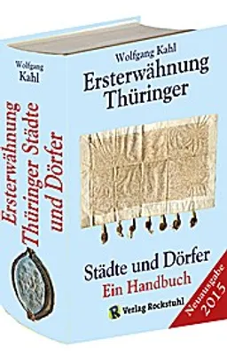 Image de Ersterwähnung Thüringer Städte und Dörfer - Ein Handbuch - Ausgabe 2016