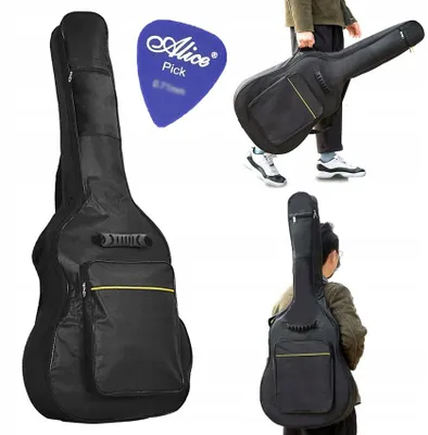 Produktbild von Massa Gitarrentasche 3/4 Akustikgitarre 38" Gepolstert Wasserdicht