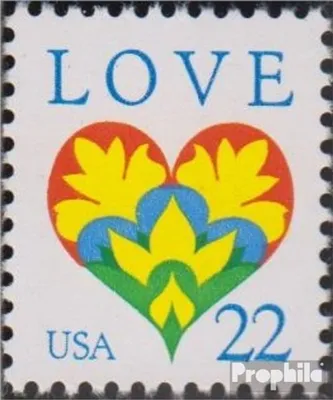 Produktbild von Briefmarken USA 1987 Mi 1864 (kompl.Ausg.) postfrisch Grußmarke - Herz