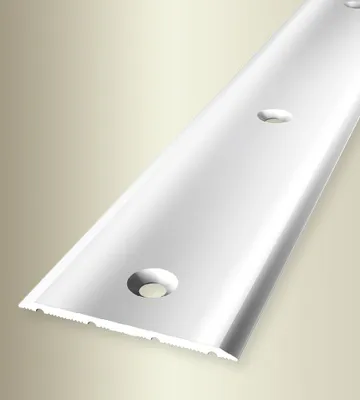 Produktbild von PROVISTON | Übergangsprofil | Breite: 40 mm | Höhe: 0 - 99 mm | Länge: 1000 mm | Aluminium Poliert | Glatt | Mittig Versenkt Gebohrt