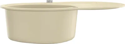 Obrázek produktu pro vidaXL Granitový dřez Single Bowl Oval Beige
