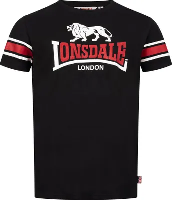 Obrázek produktu pro Pánské tričko regular fit HEMPRIGGS Black/Red/White M Lonsdale