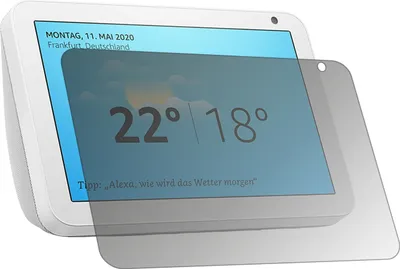 Produktbild von Blickschutzfolie für Amazon Echo Show 8 matt Schutzfolie Folie Display Schutz dipos