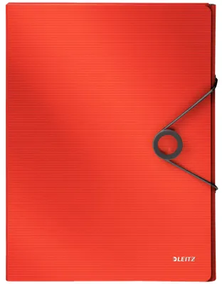 Image de LEITZ Boîte de classement Solid, DIN A4, PP, rouge clair