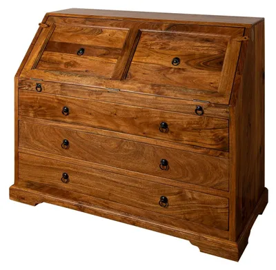Produktbild von MASSIVMOEBEL24.DE Sekretär Akazie 107x50x100 honig lackiert OXFORD #0515