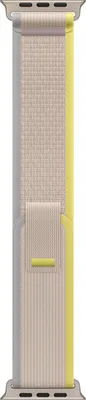 A close-up, top-down view of an Apple Watch band.