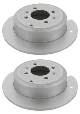 Produktbild von 2 Bremsscheiben voll Ø 290 mm TRISCAN Bremsen-Expertise für u.a. PEUGEOT 406