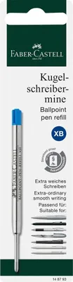 Produktbild von FABER-CASTELL Kugelschreibermine blau XB in BK 5er