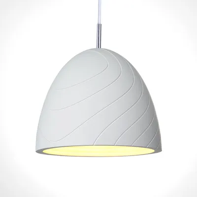Produktbild von Pendelleuchte, E27, Lampe Für Wohnzimmer Esszimmer Küche, Höhenverstellbar Farbe  Gips-Weiß