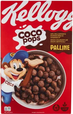 Produktbild von 12x Coco Pops Palline, nuspriges Schokoladenmüsli 365g