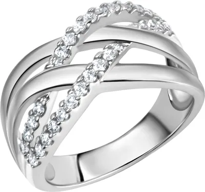 Produktbild von Zeeme Silber Ring 925/- Sterling Silber weiß 016 (50,5) Zirkonia weiß 471270193