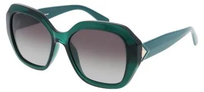 Produktbild von Damen Sonnenbrille HPS68108 Kissen Grün, Glas 56mm, Steg 17mm, Bügel 145mm