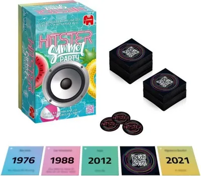 Produktbild von Hitster Summer – Brettspiel – Partyspiel – 2 oder mehr Spieler