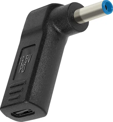 Produktbild von USB-C auf DC 4.5 x 3.0mm Ladeadapter für HP / Dell Computer