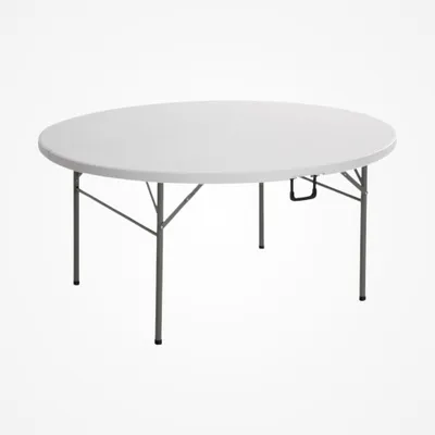 Obrázok produktu pre Dortun Skladací okrúhly stôl 181 cm, biela