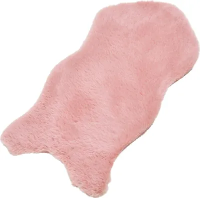 Produktbild von Kleines kurzflor Deko-Fell als Fell-Imitat in 50 x 25 cm rosa pink
