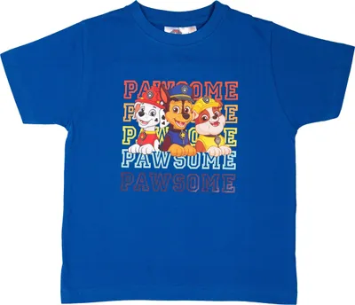 Produktbild von Paw Patrol T-Shirt für Jungen – Pawsome Oberteil Kinder Shirt kurzärmlig Blau 98-104