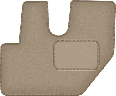 Produktbild von Fahrerfußmatte Velours beige passend für Renault D. (2013-, Lkw) – mit Befestigungen – passgenau
