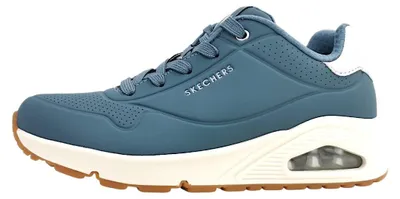 Image de Skechers Uno - Golden Air Damenschuhe : Baskets de sport à lacets, couleur bleu, style décontracté