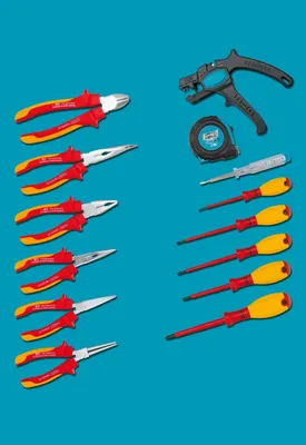 Produktbild von VDE-Werkzeug-Sortiment, 14teilig, 0-20/14