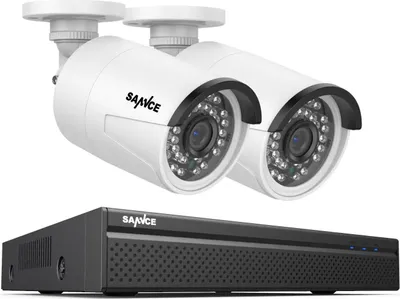 Image de Système de caméra de sécurité, prise en charge de 8 canaux, enregistrement haute résolution, pas de HDD