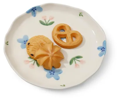 Immagine prodotto di Piatti dessert in Vetroceramica - 15,7 cm - Motivo: fiori stilizzati