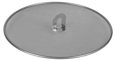 Image de BURI Protection anti-éclaboussures pour poêle en acier inoxydable 33cm Couvercle anti-éclaboussures pour poêle