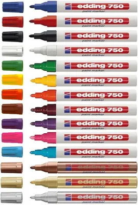 Produktbild von Edding e-750 Lackmarker weiss 4-750049
