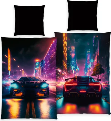 Produktbild von Neon Car Bettwäsche