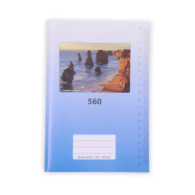 Obrázok produktu pre 560 - Zošit A5 číry 60l.