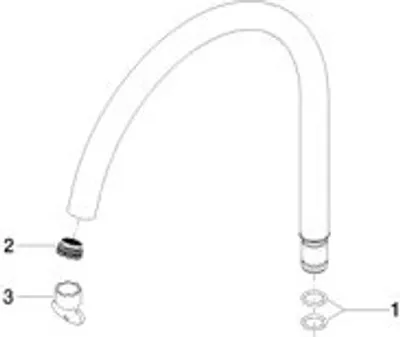 Produktbild von Dornbracht 90282232701-00 Auslauf für Wanne Stand Ersatzteile