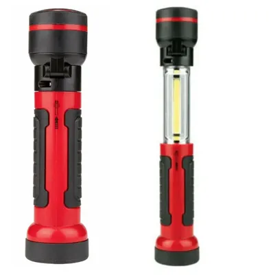 Produktbild von LED-Teleskop Arbeitsleuchte 2-in-1-Kombileuchte Taschenlampe