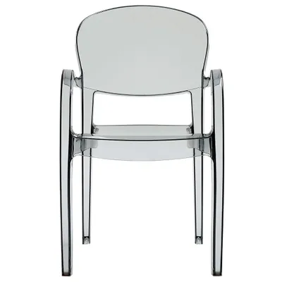 Produktbild von Stapelbarer Sessel JOKER / Grau Transparent