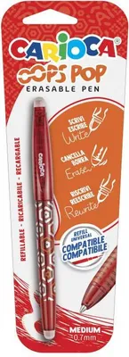 Image de Carioca 41044/03 stylo à encre gel Stylos à encre gel avec bouchon Rouge 1 pièce(s)