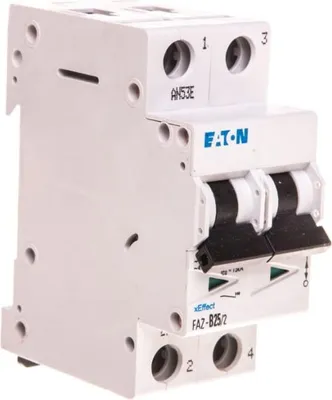 Obrázek produktu pro Miniaturní jistič Eaton, 25 A, 2p, charakteristika: B 278736