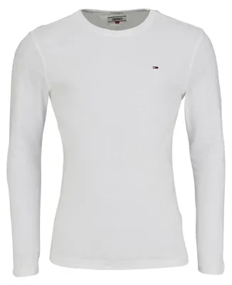 Produktbild von Tommy Jeans Herren Tjm Original Rib Longsleeve Tee Dm0dm04409 Langarm Strickober