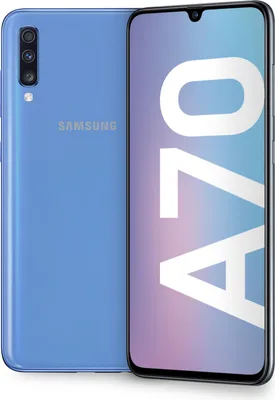 Produktbild von Samsung Galaxy A70 SM-A705FN/DS, 17 cm (6.7"), 6 GB, 128 GB, 32 MP, Android 9.0, Blau