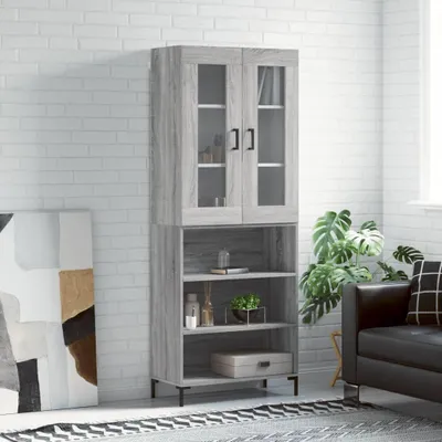 Zdjęcie produktu dla vidaXL Deska barowa szara sonoma 69,5x34x180 cm Materiał drewnopochodny