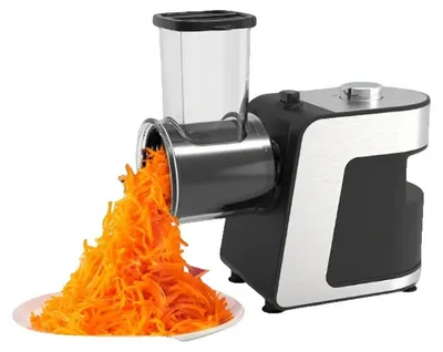 Immagine prodotto di Tagliaverdure, lame versatili 5 in 1, facile da usare con un solo pulsante, nero, UE