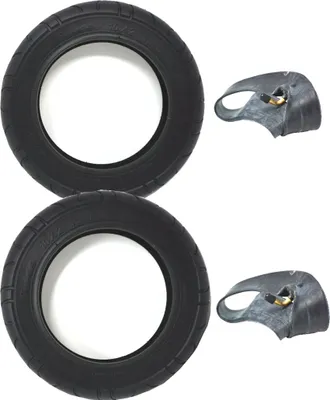 Produktbild von 10" 2x Set Reifen + Schlauch 10 x 2 = 54-156 Kinderwagen Roller Anhänger