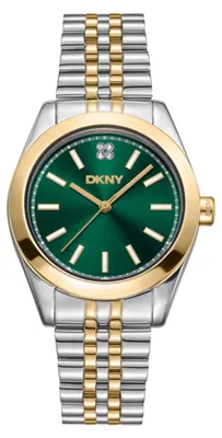 Produktbild von DKNY Damenuhr Quarzuhr silber / gold onesize Damen 32 DK1L029M0045, DK1L029M0065, DK1L029M0085