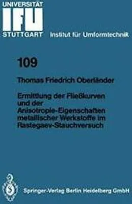 Immagine prodotto di Ermittlung der Fließkurven und der Anisotropie-Eigenschaften metallischer Werkstoffe im Rastegaev-Stauchversuch
