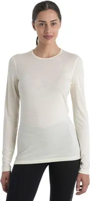 Produktbild von Icebreaker 200 Oasis Crewe Merino Langarm-baselayer Beige M Damen Beige M