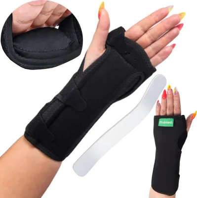 Obrázok produktu pre FIT4MED | Ortéza na zápästie - čierna - 21 cm - stabilizácia zápästia - jedna veľkosť