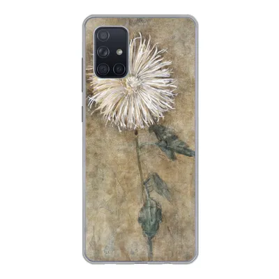 Produktbild von MuchoWow® Handyhülle Schutzhülle Hülle für Samsung Galaxy A51 5G Chrysantheme - Piet Mondrian - Alte Meister Silikon Softcase Handy Hülle - Abbildung