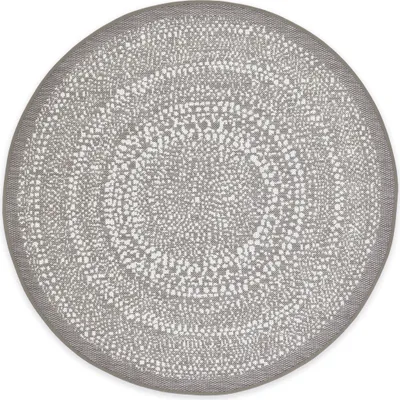Produktbild von In- & Outdoor Teppich Rund FINN Olivgrün, Ø120 cm