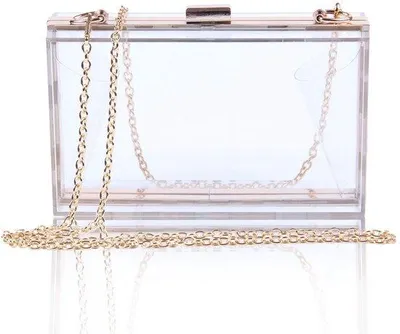 Produktbild von Transparenz Clutch Damen Tasche Acryl Box Design Handtasche für den Alltag