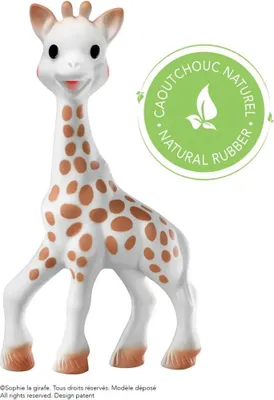 Produktbild von Sophie la girafe® Sonderedition ''Schützt die Giraffen'' inkl. Schlüsselanhänger / Naturkautschuk