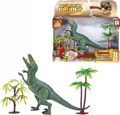 Obrázok produktu pre Askato Dinosaurus na batérie – revúci, svietiaci, pohyblivý